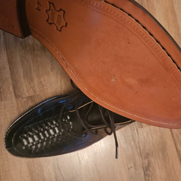 New, Only Tried On, Late 1960s Style Derby Weave Men\'s Dress Shoe US 11 main image 5
